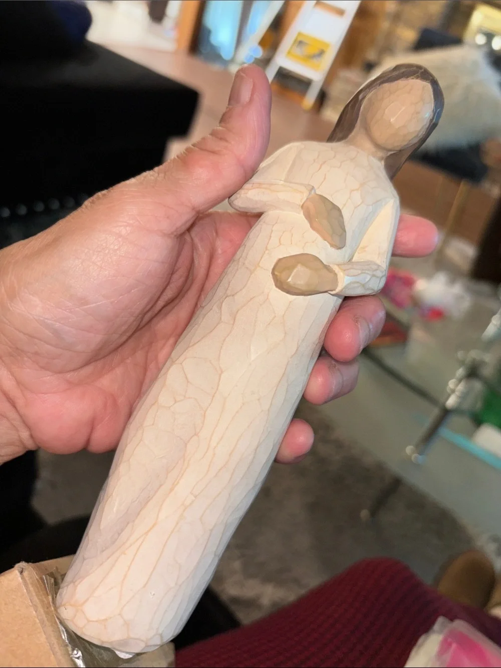 Willow Tree Cream and Tan Carved Figurine